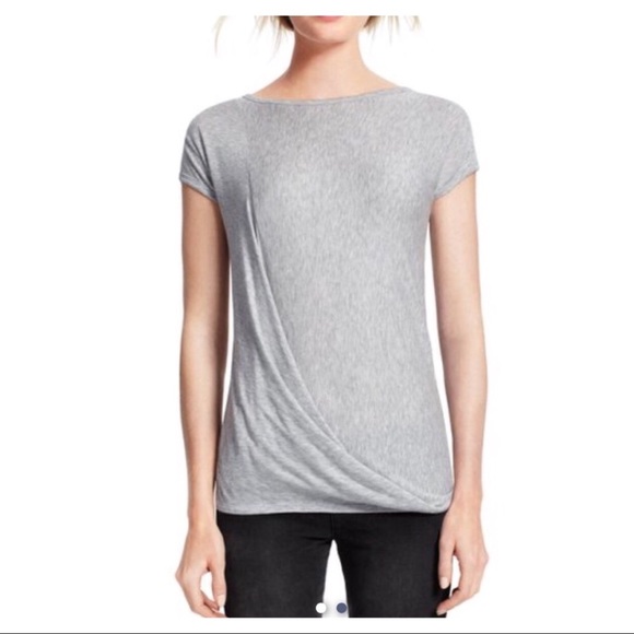 CAbi Tops - CAbi Heather Gray Swag Tee (Style 536) - Size M